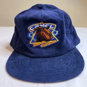 Camel ‘Joe’ Cigarettes Corduroy Snapback Hat